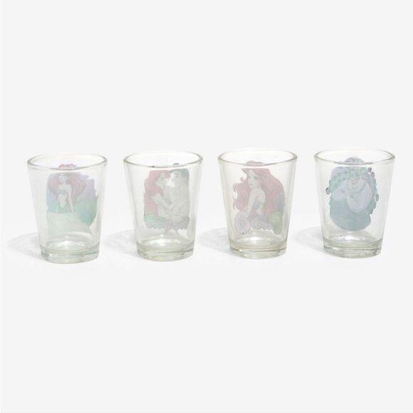 Disney The Little Mermaid Sketch Mini Glass Shot - Picture 2 of 3